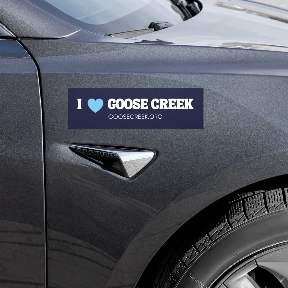 I Heart Goose Creek Car Magnet