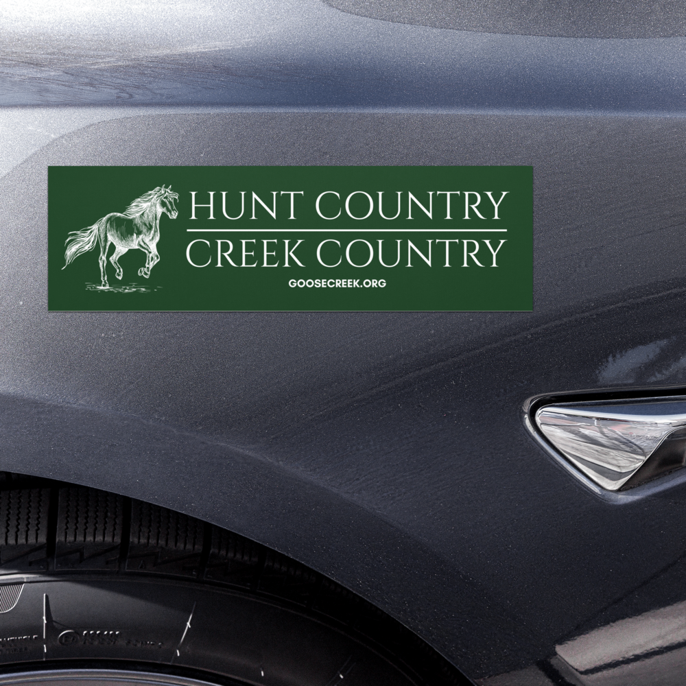 Hunt Country, Creek Country Car Magnet