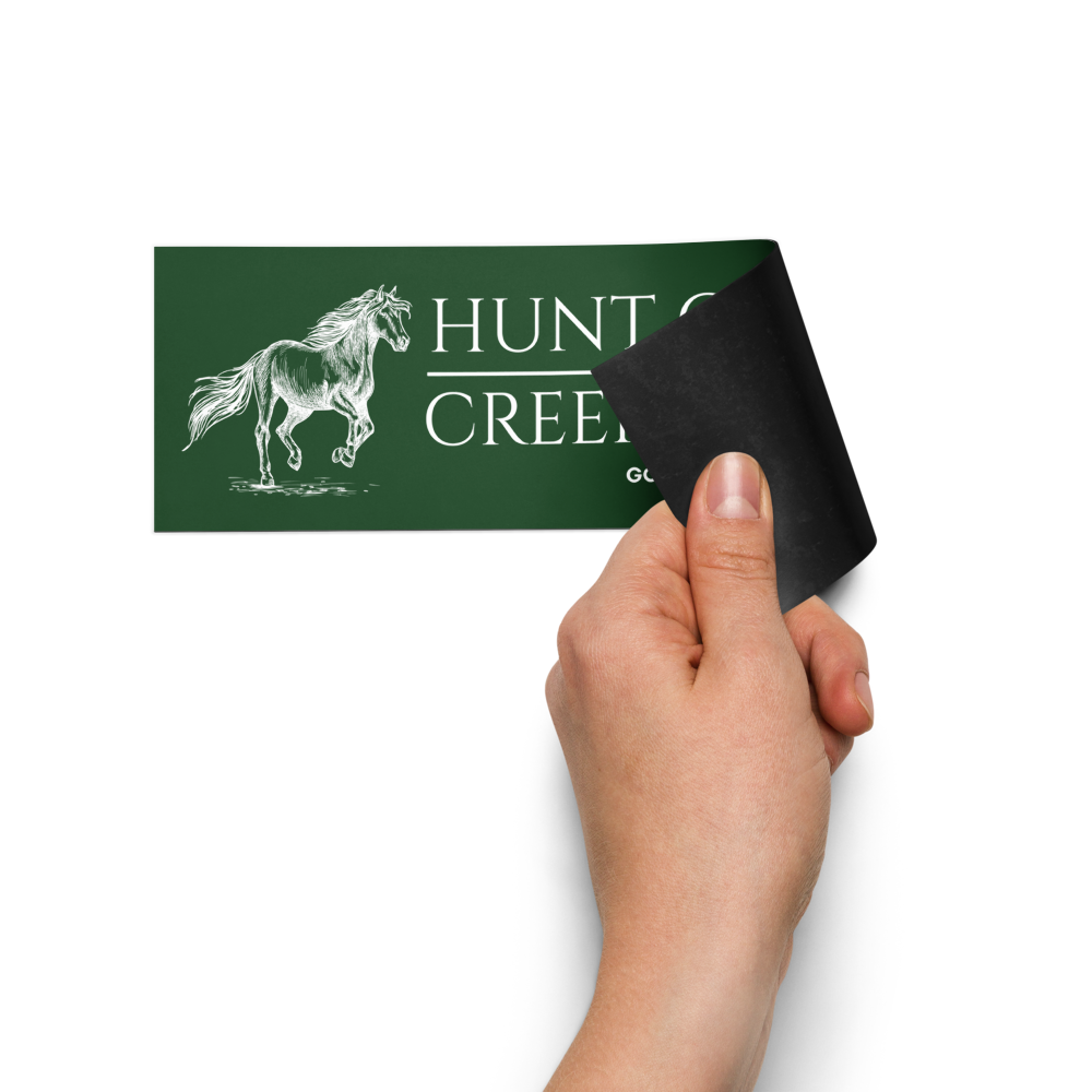 Hunt Country, Creek Country Car Magnet